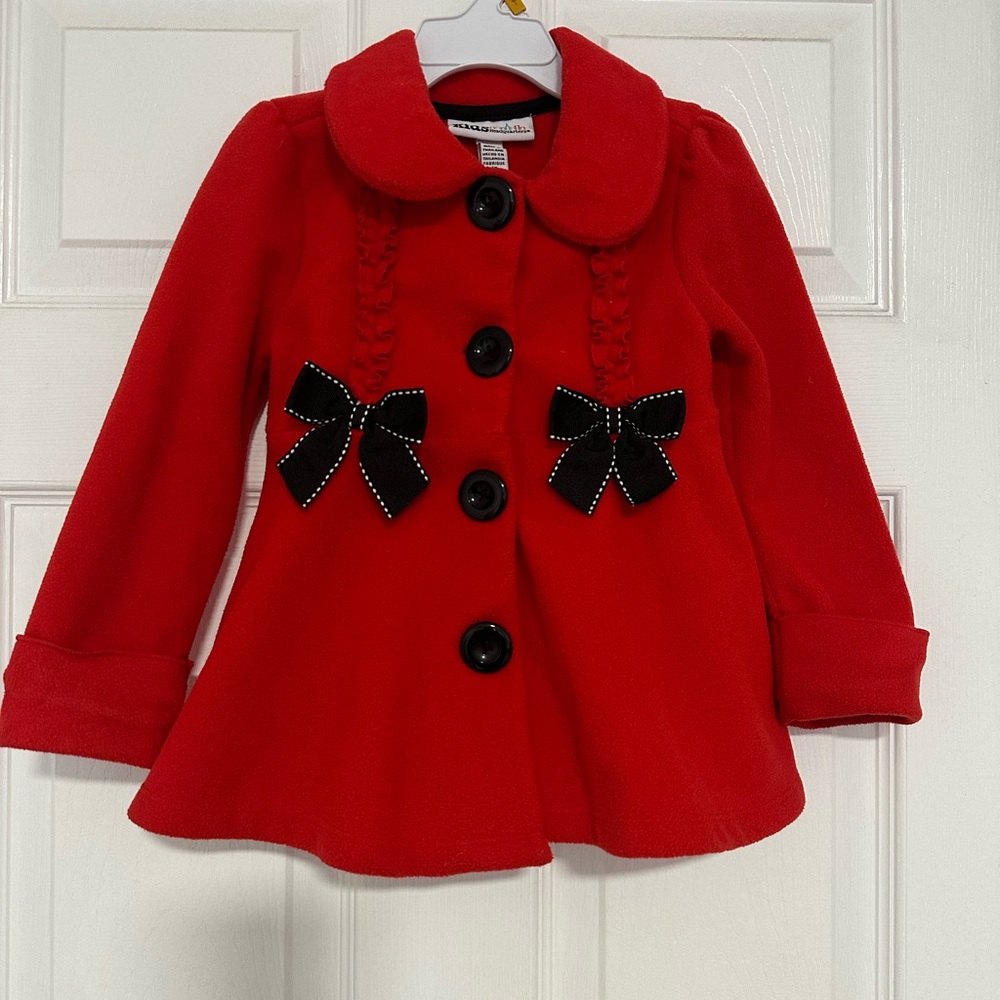 KIDS HEADQUARTERS GIRLS FLEECE COAT JACKET SIZE  3T